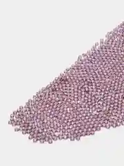 Сиреневый чешский бисер Preciosa 10/0, Transparent - silver line (10, 50 грамм)