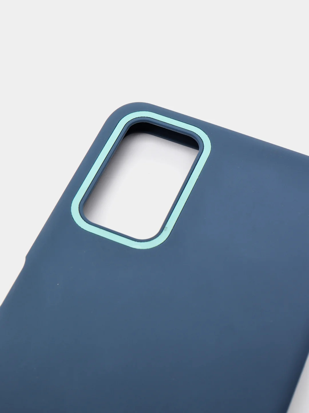 Бирюзовый чехол усиленный с рамкой для Huawei Honor 30 Lite, силиконовый