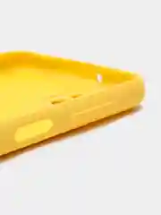 Желтый чехол Silicone Cover для Samsung Galaxy A12 / M12 силиконовый