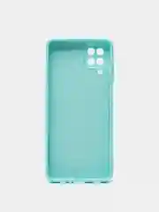 Мятный чехол Silicone Cover для Samsung Galaxy A12 / M12 силиконовый