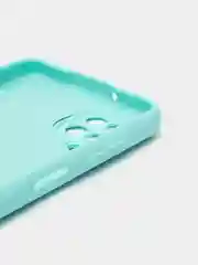 Мятный чехол Silicone Cover для Samsung Galaxy A12 / M12 силиконовый