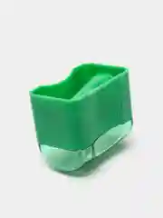 Зеленый точилка с контейнером