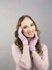 Сиреневый перчатки женские LERAY Магия