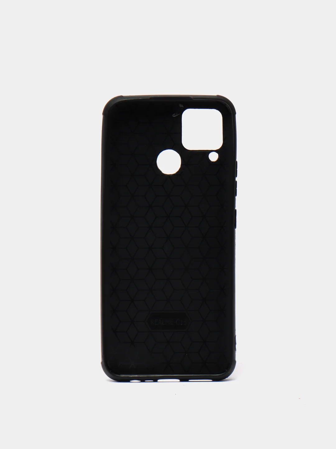 Красный чехол Realme C15 / C25 / C25S Реалми С15 / С25 / С25С силиконовый, имитация кожи