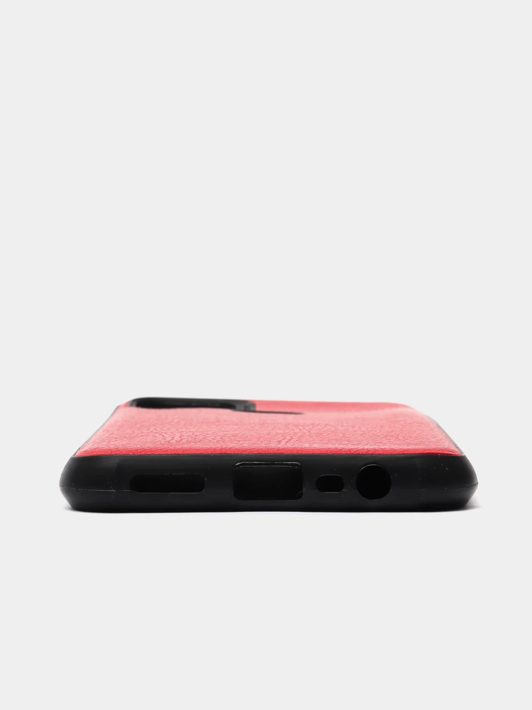 Красный чехол Realme C15 / C25 / C25S Реалми С15 / С25 / С25С силиконовый, имитация кожи