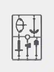 Серый оружие для мини фигурок из игры . Меч, топор, лопата, лук, кирка 5 предметов