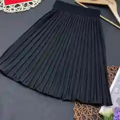 Черный юбка школьная для девочки, 2 цвета