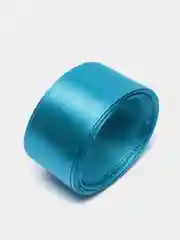 Бирюзовый лента атласная 25 мм