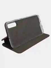 Багровый чехол книжка Samsung Galaxy A70 с функцией подставки