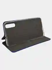 Синий чехол книжка Samsung Galaxy A70 с функцией подставки