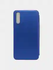 Синий чехол книжка Samsung Galaxy A70 с функцией подставки