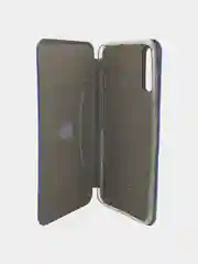 Синий чехол книжка Samsung Galaxy A70 с функцией подставки