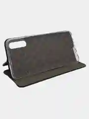 Черный чехол книжка Samsung Galaxy A70 с функцией подставки