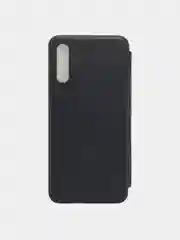 Черный чехол книжка Samsung Galaxy A70 с функцией подставки
