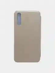 Золотой чехол книжка Samsung Galaxy A70 с функцией подставки