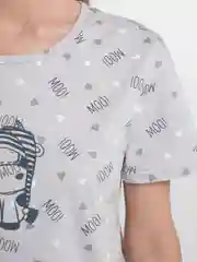 Пижама с бриджами из хлопка