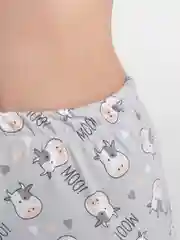 Пижама с бриджами из хлопка