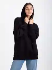 Худи без начеса, черный