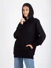 Худи без начеса, черный