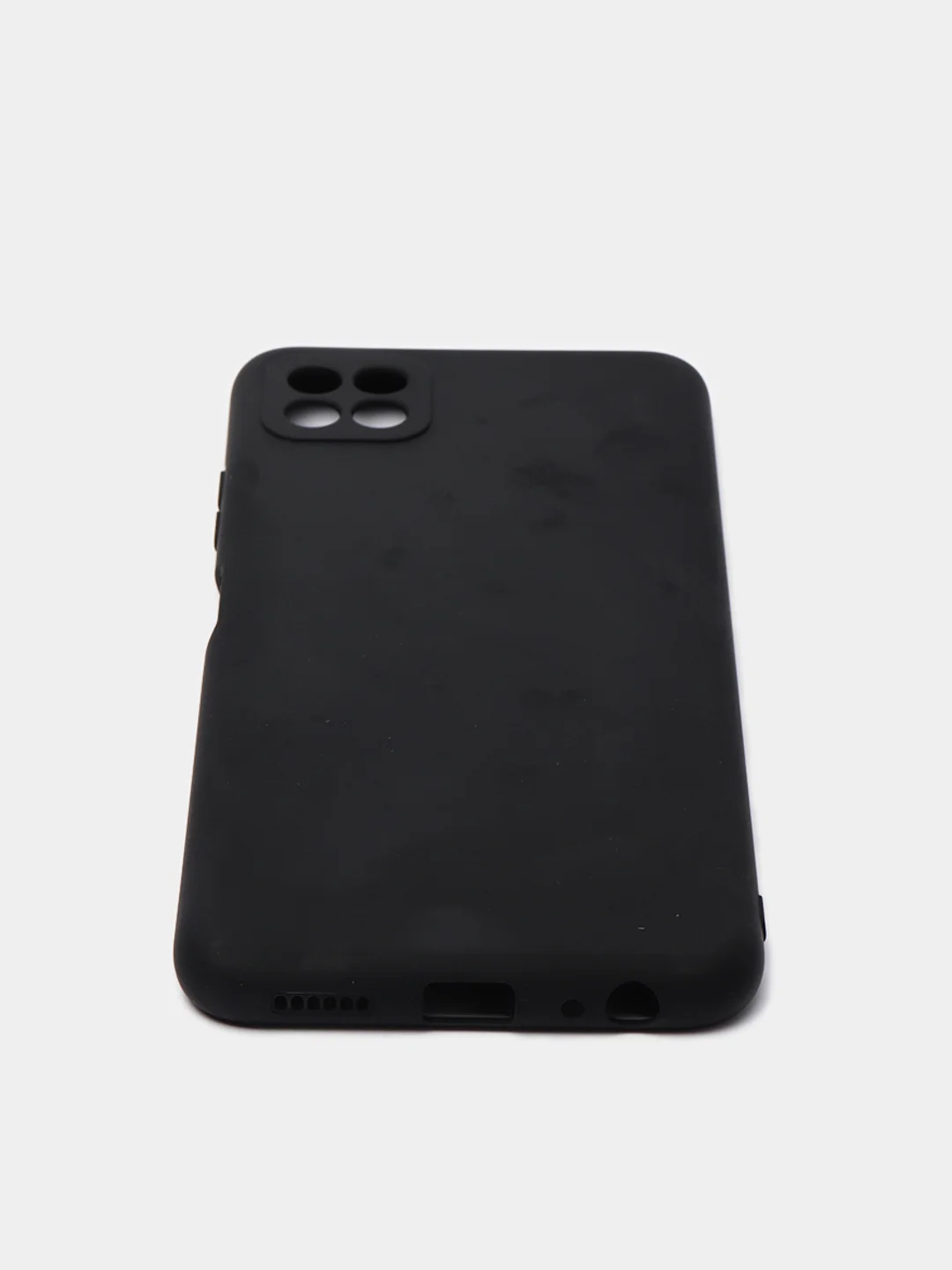 Черный чехол Samsung A22S, силиконовый
