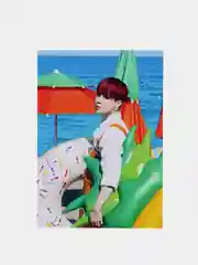 Ледяной конверт подарочный для денег с фото открыткой k-pop "BTS"