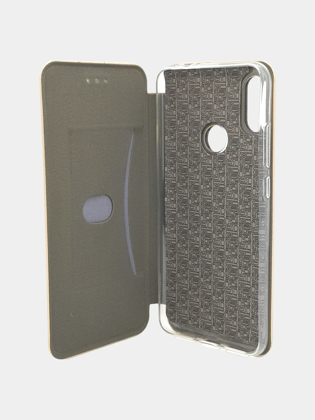 Золотой чехол книжка для Xiaomi Redmi Note 7, Note 7 Pro