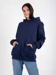 Худи с начесом, цвет синий