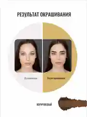 Коричневый набор: краска, окислитель, кисточка для бровей, стаканчик, цвет: серо-коричневая, 20 мл