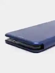 Синий чехол-книжка Samsung Galaxy A12, Самсунг Галакси А12