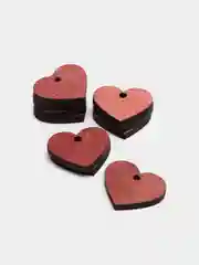 Бордовый заготовка для декора "Сердце"