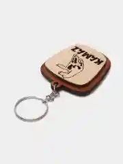 Брелок для автомобиля, деревянный