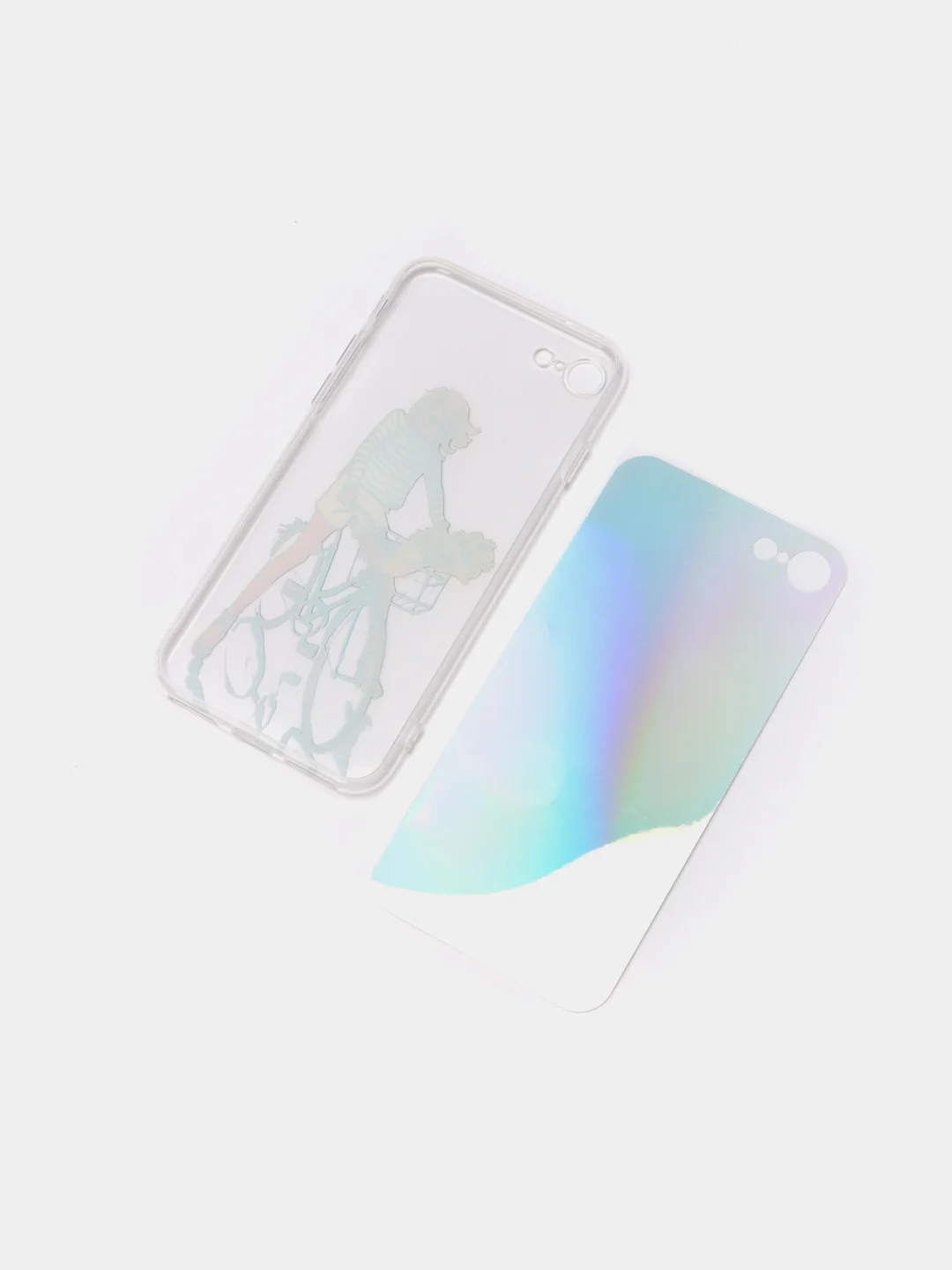 Голубой чехол для iPhone 11, 12/12Pro, 7/8