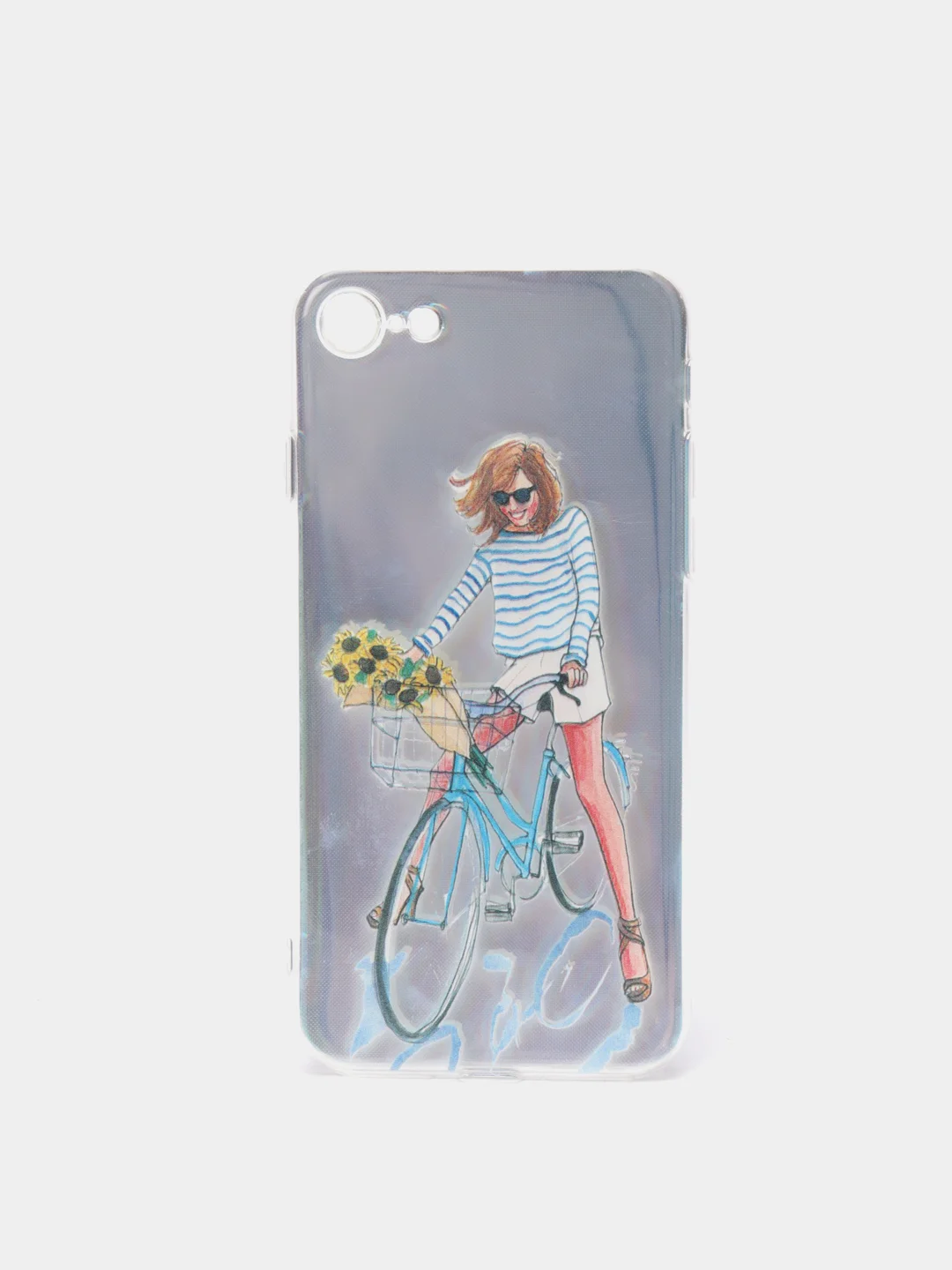Голубой чехол для iPhone 11, 12/12Pro, 7/8