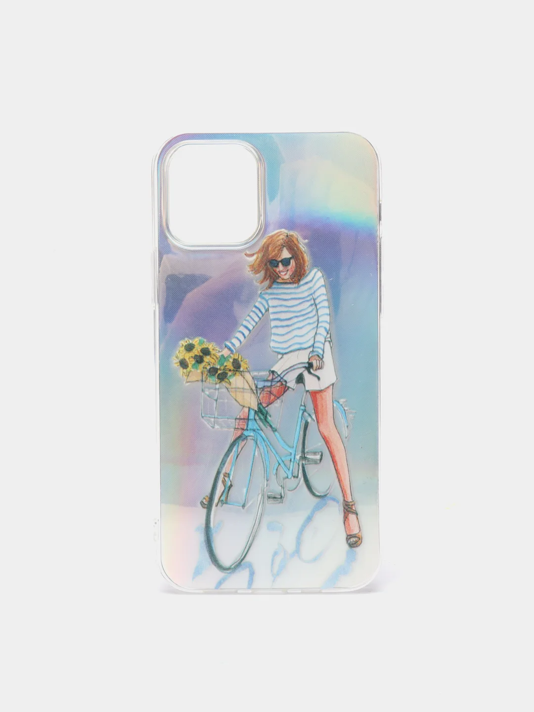 Голубой чехол для iPhone 11, 12/12Pro, 7/8