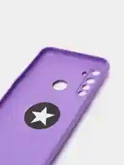Фиолетовый чехол Realme C3 / 5 / 6i  Реалми С3 / 5 / 6ай силиконовый с кольцом держателем