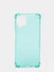 Чехол прозрачный Samsung Galaxy A12 / M12, противоударный плотный неоновый с оттенком