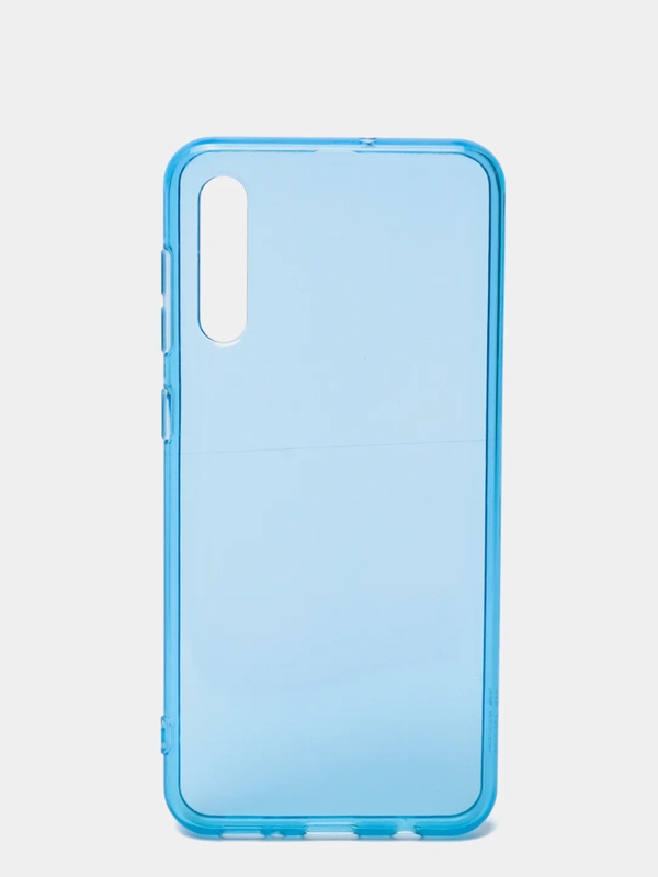 Чехол прозрачный Samsung Galaxy A50, A50s, A30s, плотный неоновый с оттенком