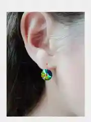 Индиго серьги Xuping/ серьги с кристаллами/ серьги Swarovski/ серьги Сваровски