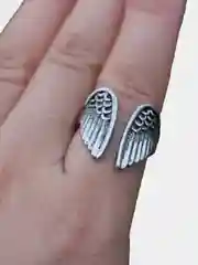 Серебряный кольцо "Крылья"