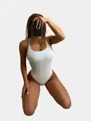 Белый купальник женский