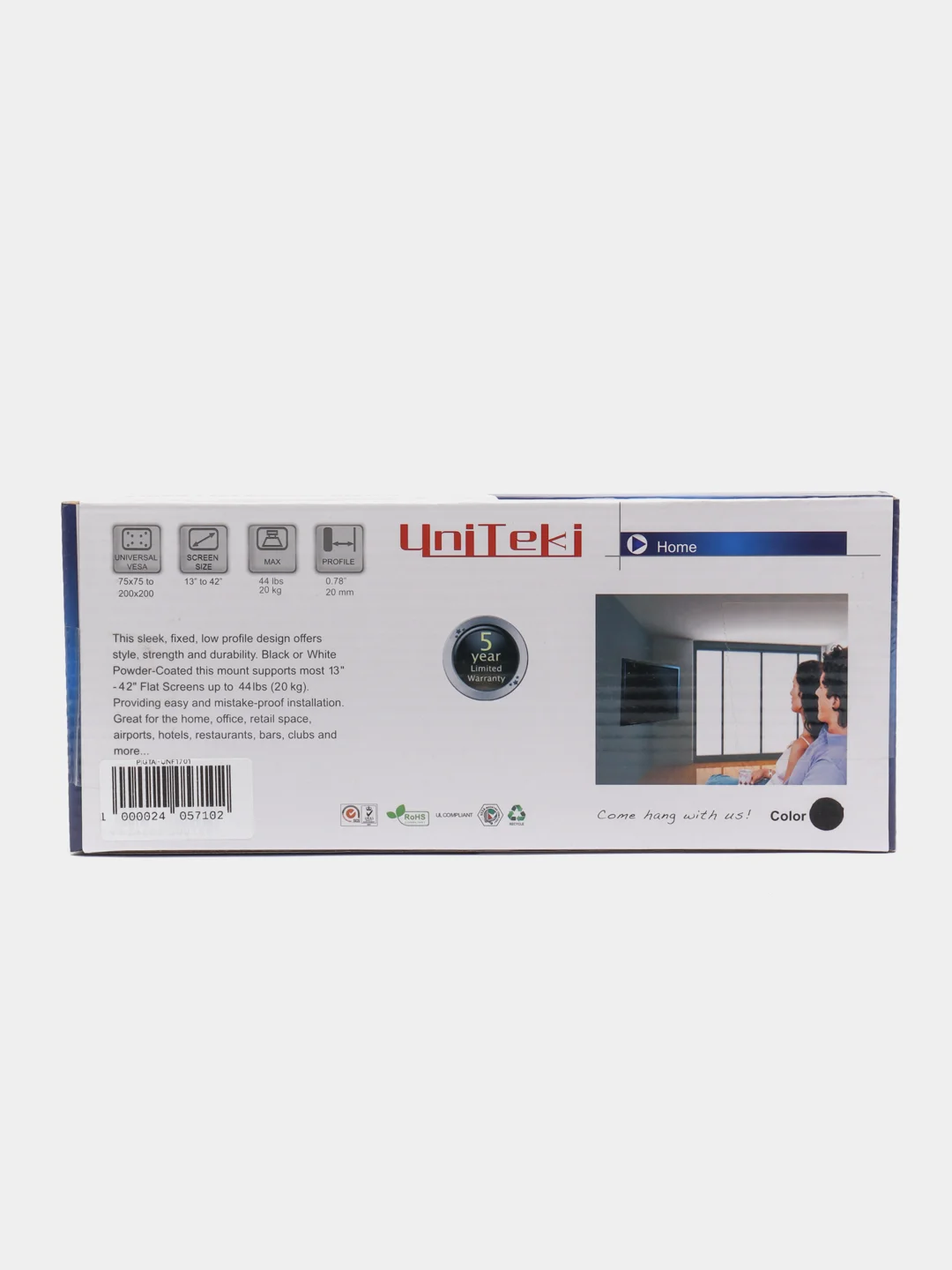 Кронштейн для телевизора 13-42 UNITEKI F1701 (черный)