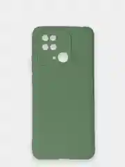 Лесной зеленый чехол Xiaomi Redmi 10C / Poco C40, Сяоми Редми 10С / Поко С40 силиконовый цветной, матовый