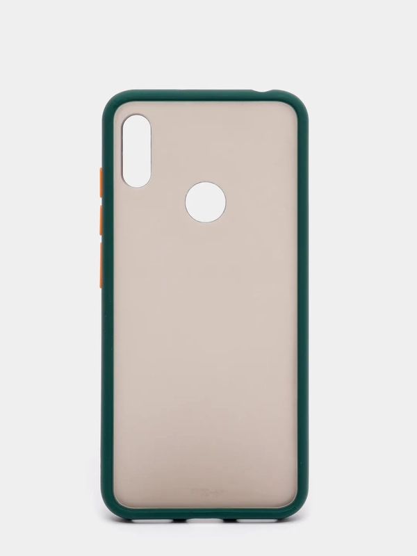 Чехол Honor 8A / 8A Prime / Huawei Y6 2019 / Y6 Prime 2019 матовый с цветными кнопками