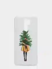 Новогодний чехол Xiaomi Redmi 9, Сяоми Редми 9, с рисунком "Новый Год", 5 видов