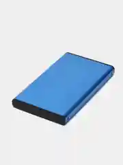 Синий корпус - кейс для внешнего жесткого диска (корпус) для HDD SSD 2,5 USB 2.0