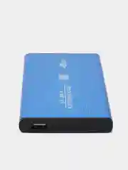 Синий корпус - кейс для внешнего жесткого диска (корпус) для HDD SSD 2,5 USB 2.0