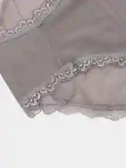 Бежевый женские прозрачные трусы слипы