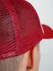 Бордовый кепка в сетку, бейсболка сетка