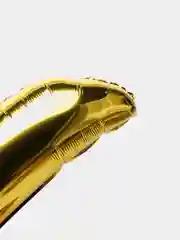 Серый шары цифры(золотые) 82 см