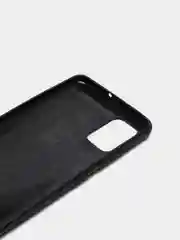Черный чехол для Samsung A12, A32, A51, M12 силикон, экокожа с картинкой / рисунком